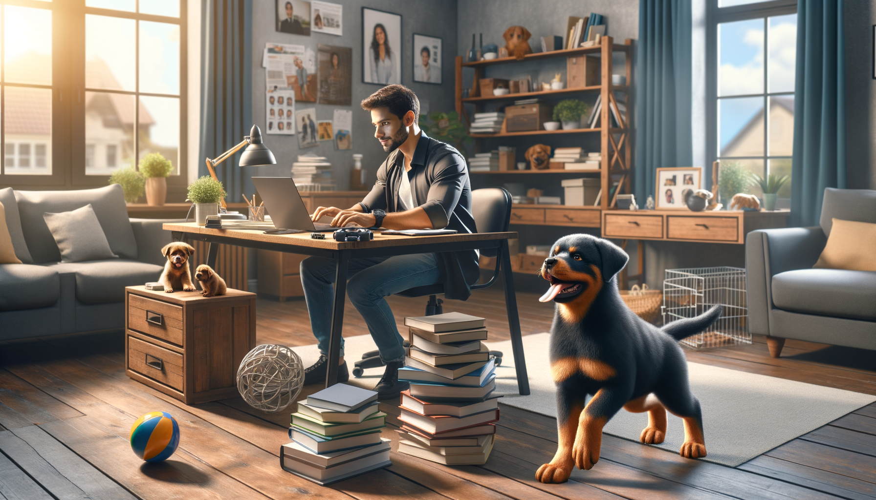 Juggling a Career and a Rottweiler: Tips for the Busy Millennial Pet Owner